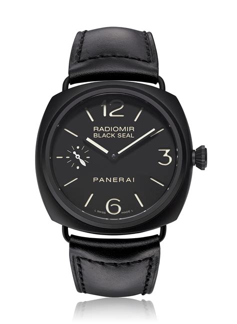 panerai black ceramic watch|Panerai black seal ceramic.